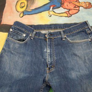 Levis 511, good condition, worn to perfect comfort softness.  Deep blue